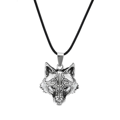 Norse "I Am Wolf" Viking Celtic Necklace for Men & Women - Popular Totem Amulet with Card, Jewelry Gift