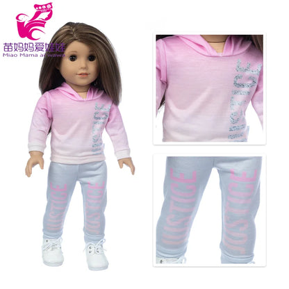 18-Inch Girl Doll Winter Coat — 43cm Baby Doll Jacket Outfit for Dressing