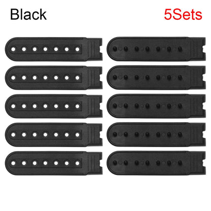 5 Sets Snapback Strap Replacement – 7-Hole Colorful Hat Repair Fastener Buckle Clip Extender for Baseball Caps