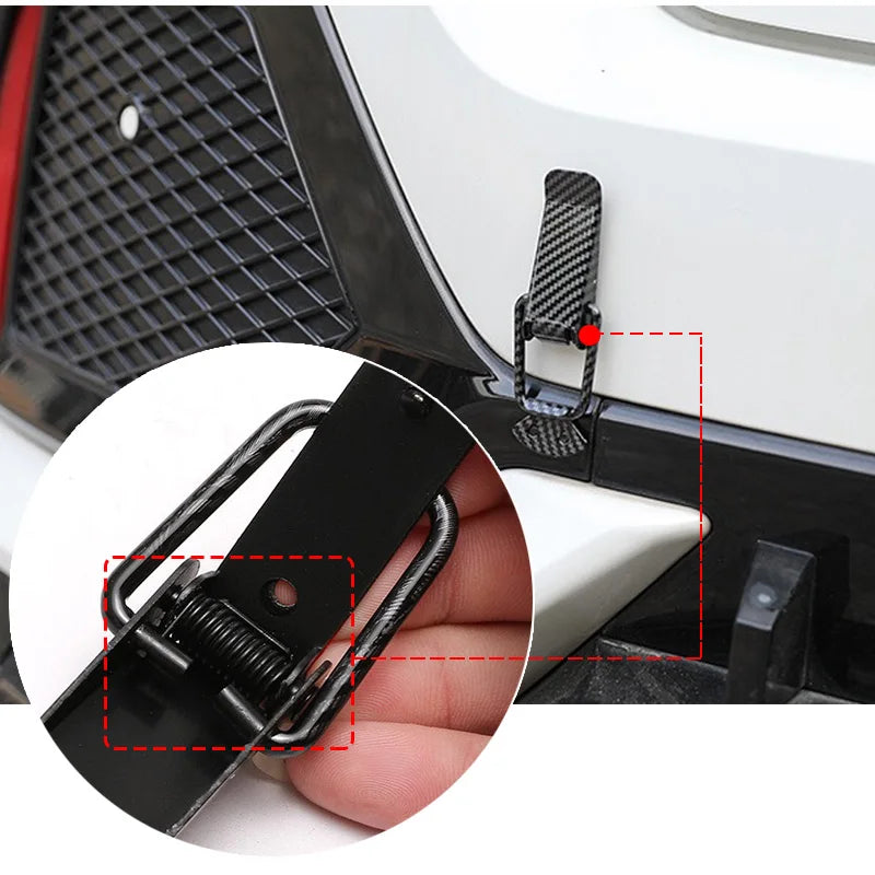 Universal Multi-color Car Bumper Pull Hooks: Small Size Fastener Clips & Fixing Locks - Quick Release Hook