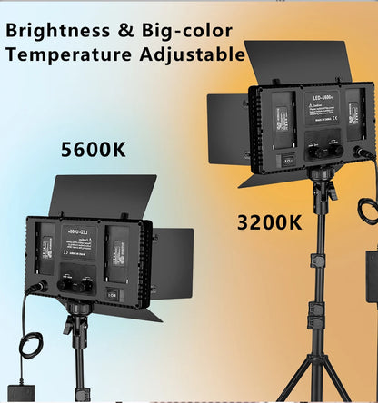 Nagnahz U800 LED Photo Studio Light - Portable Lighting for TikTok, YouTube, Gaming, and Live Video Recording