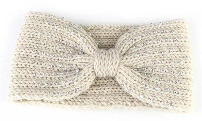 Women's Solid Color Knitted Headband – Elastic Twisted Turban Headwrap, Winter Hair Band for Girls, Fashion Hair Accessories