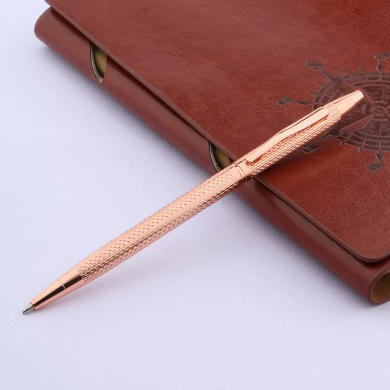 Luxury Twist Wave Metal Ballpoint Pen – High-Quality Drawing & Writing Pen for Office and School