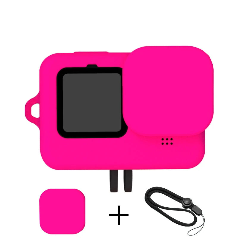 Soft Silicone Protective Case for GoPro Hero 9–13 Black – Rubber Housing Shell Accessory