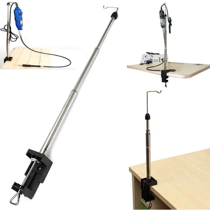 NEWONE Clamp-On Flex Shaft Rotary Grinder Stand – Holder & Hanger for Dremel Tools Accessories
