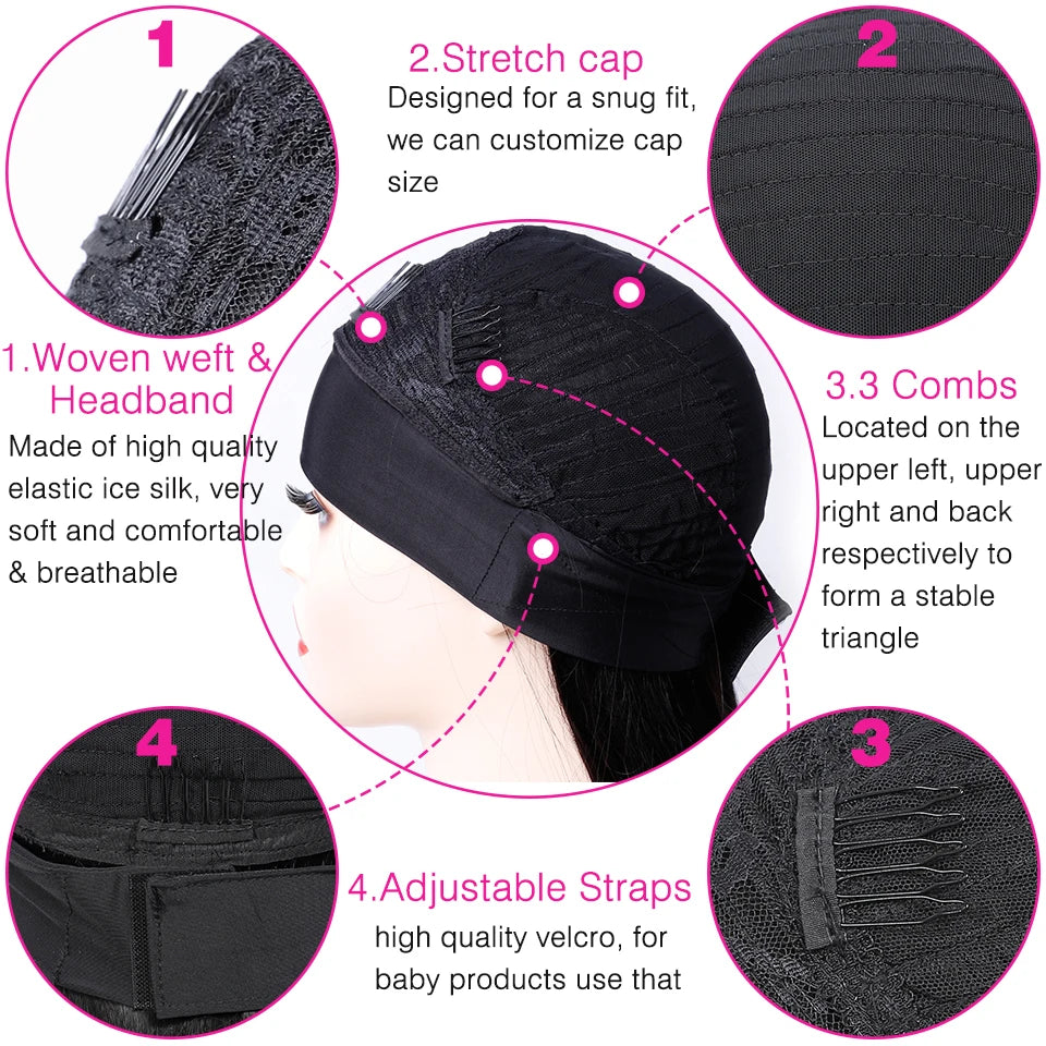 Headband Wig Human Hair - Kinky Curly MYLOCKME No Glue, Full Machine Made Brazilian Remy Hair for Women, 180% Density
