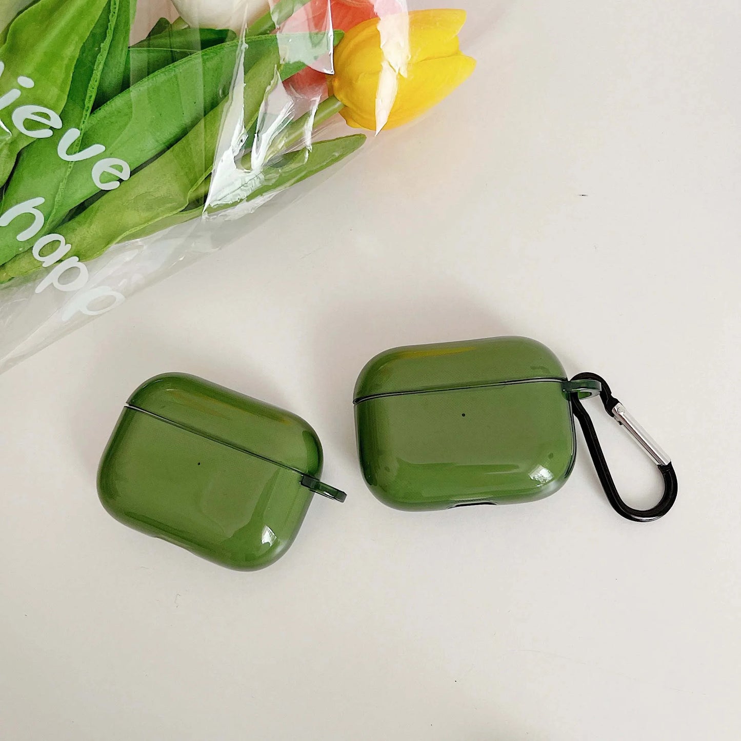 Retro Green High-Quality Earphone Case for Apple AirPods 1/2/3/4 & Pro 2 — Protective Charging Box Shell