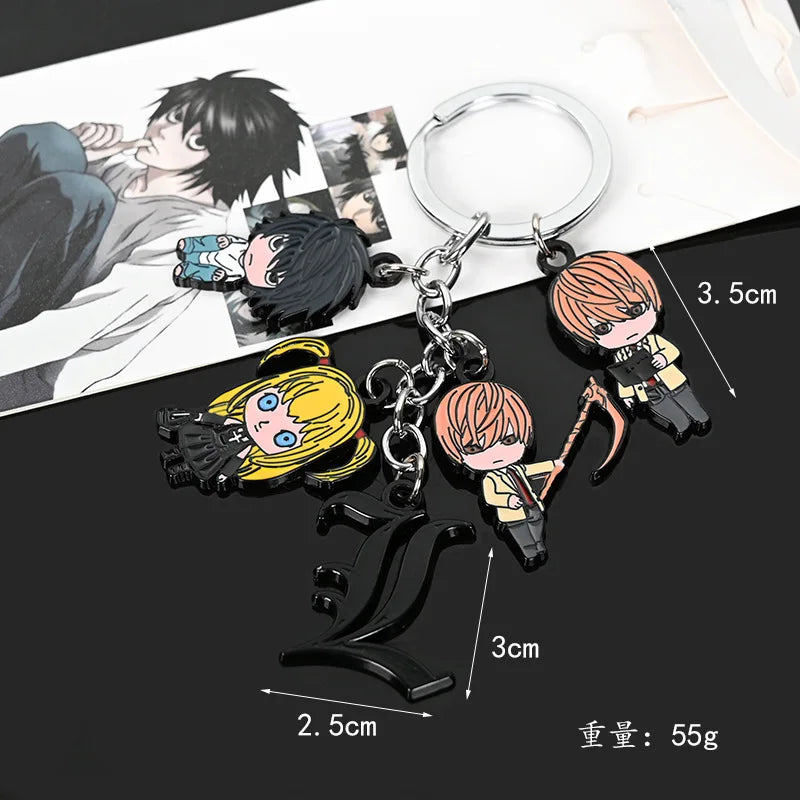 A5 Anime Death Note Notebook Set – Leather Journal, Collectible School Writing Journal with Large Anime Theme