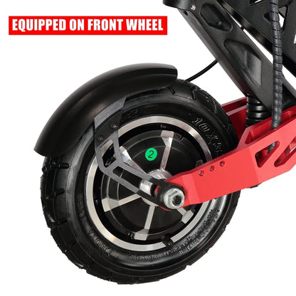 Universal Electric Scooter Front & Rear Fenders - 10-Inch Mudguards for SPEEDUAL LITE, APOLLO GHOST, VDM & Kaabo Mantis