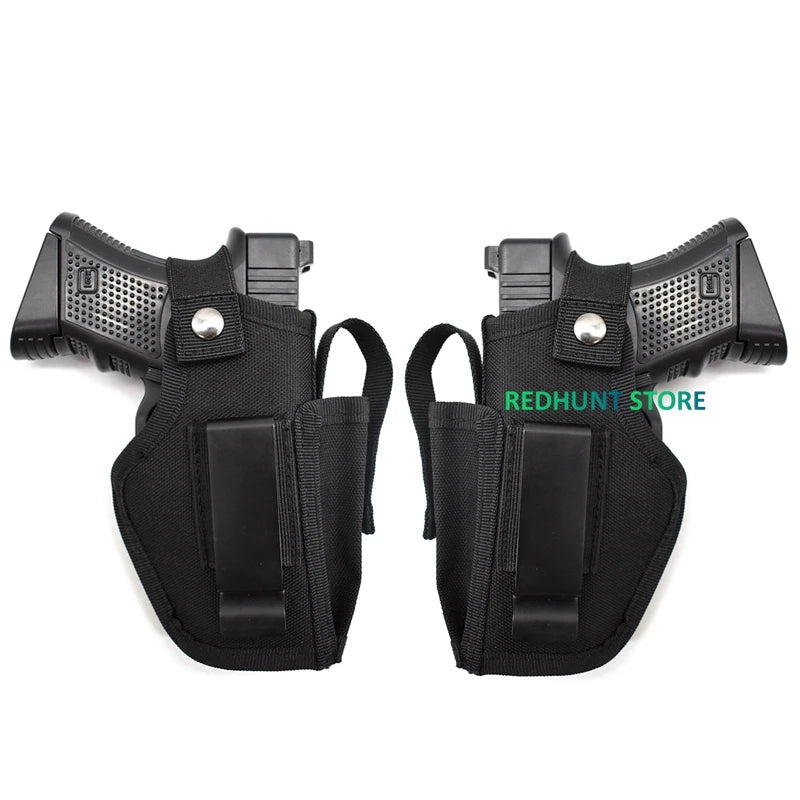 Tactical Ambidextrous Gun Holster - IWB & OWB Concealed Carry Holster with Magazine Pouch