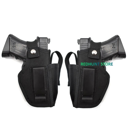Tactical Ambidextrous Gun Holster - IWB & OWB Concealed Carry Holster with Magazine Pouch
