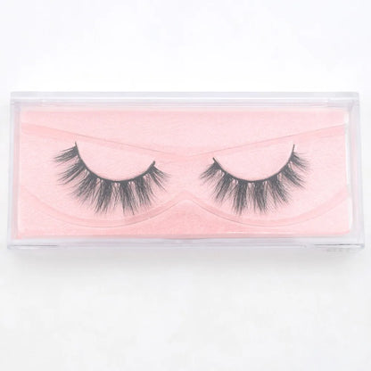 Visofree 3D Mink Eyelashes – Thick Handmade Full Strip Cruelty-Free False Lashes for Makeup M56