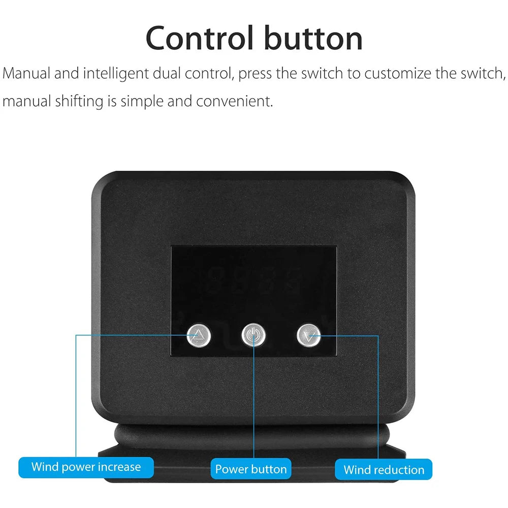 External Cooling Fan for Nintendo Switch – Turbo Pump Radiator Base with LED Display for Switch Docking Station