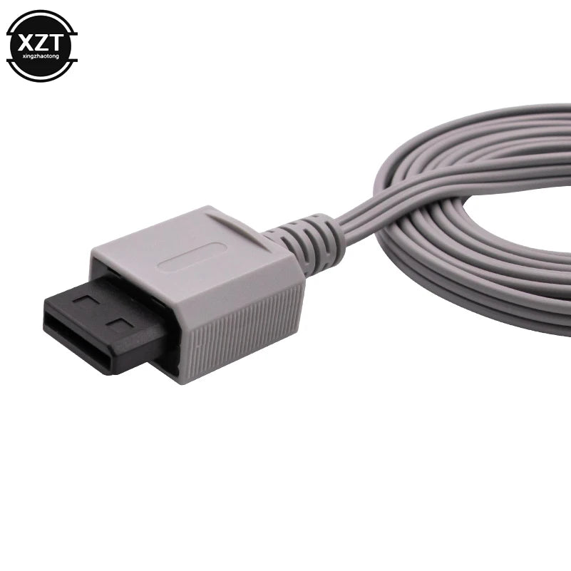 1.8m 3-RCA AV Cable for Nintendo Wii – Gold-Plated Composite Audio Video Cord