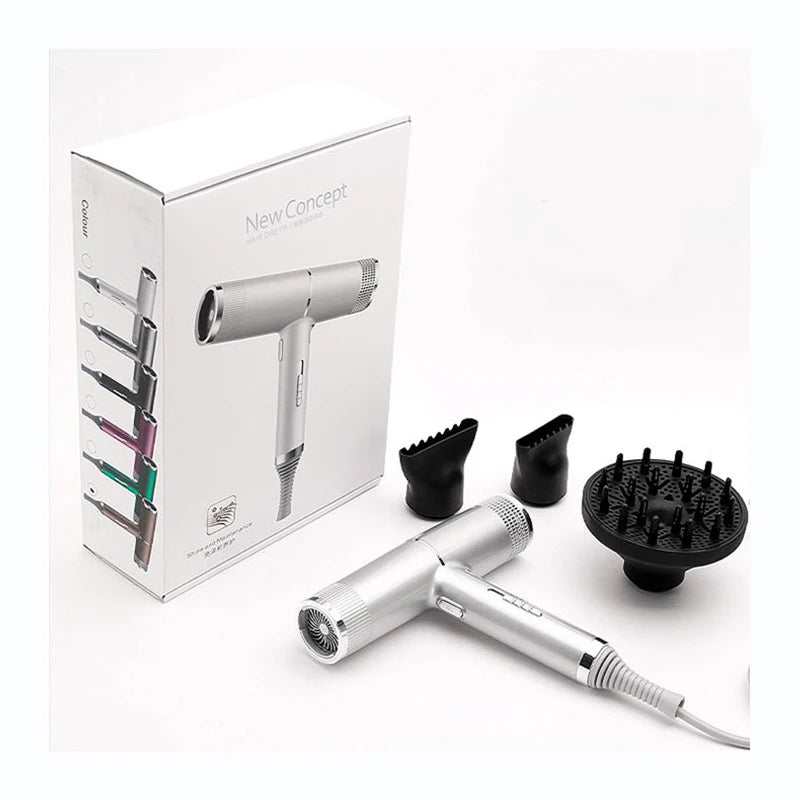 Professional Ionic Hair Dryer - Infrared Blow Dryer With Hot & Cold Air Settings For Salon Styling & Hair Care