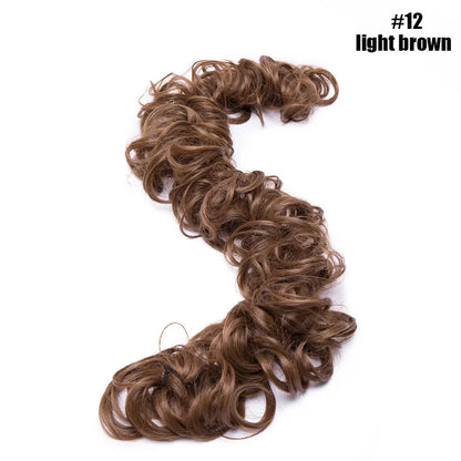 BENEHAIR Messy Hair Bun – Synthetic Chignon Hairpiece Scrunchy for Women Updo Styling