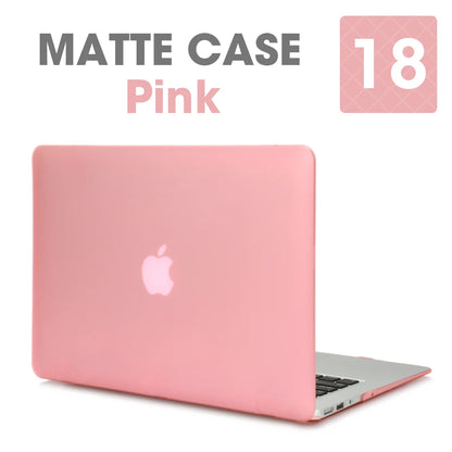 Matte Laptop Case Cover for MacBook Air & Pro - Slim Protective Hard Shell Case for 11 13 15 16 Inch Retina Touch Bar Models