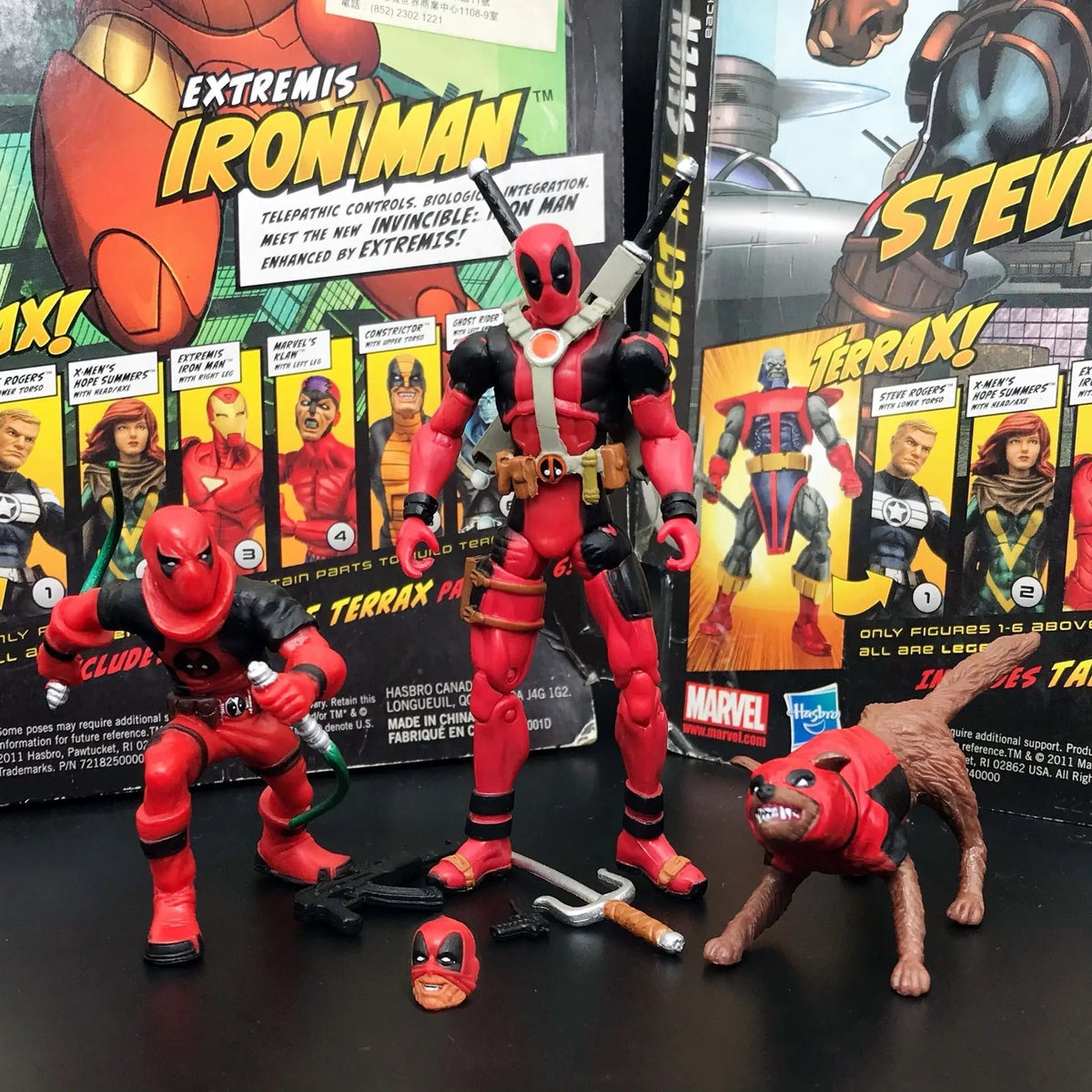 MU Universe 3.75" Action Figure - Warmachine, Human Torch, Spidey, Vision, Deadpool & Dogpool Collectible Figures