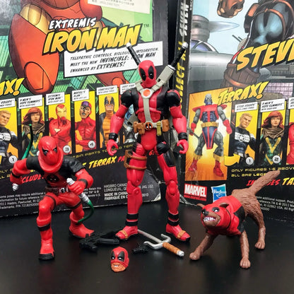 MU Universe 3.75" Action Figure - Warmachine, Human Torch, Spidey, Vision, Deadpool & Dogpool Collectible Figures