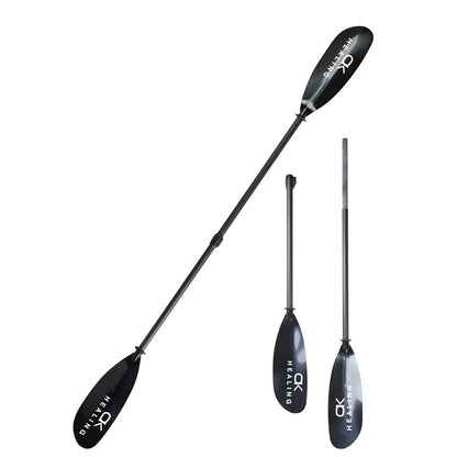 2-Section Kayak Paddle – Inflatable Stand Up Paddle with ABS Double Blade & Fiberglass Shaft