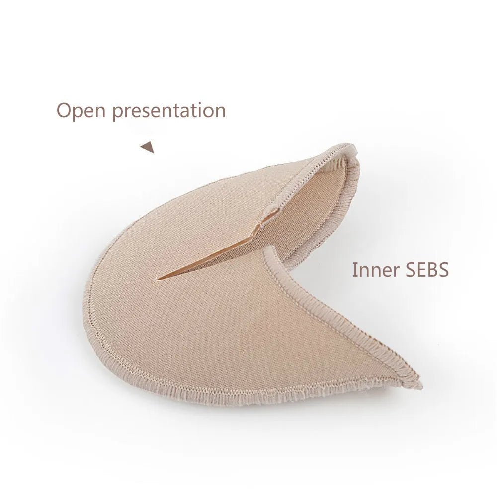 Silicone Gel Toe Covers for Ballet – Forefoot Pads & Toe Protectors (Elastic Knitted Dance Shoe Inserts)