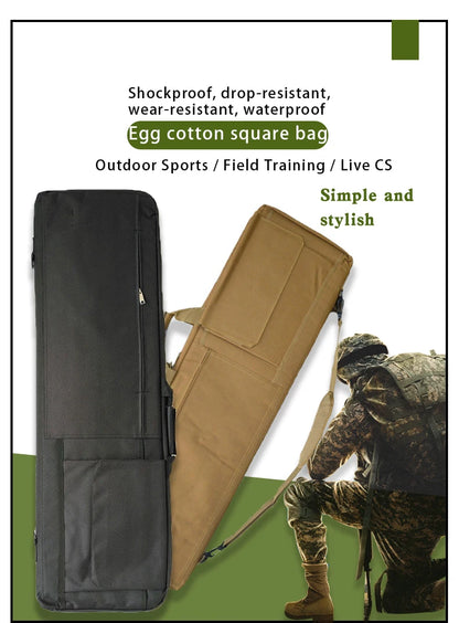 Heavy-Duty Oxford Gun Bag - Padded Hunting Rifle Carry Case for Outdoor Equipment