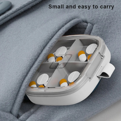 Folding Pill Case – Portable Medicine Organizer, Capsule & Tablet Storage Box, Empty Pillbox Container