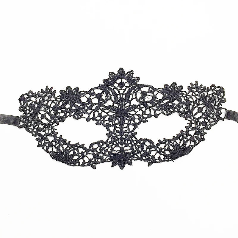 Sexy Lace Eye Mask for Women — Venetian Masquerade, Halloween & Carnival Half-Face Cosplay Party Mask