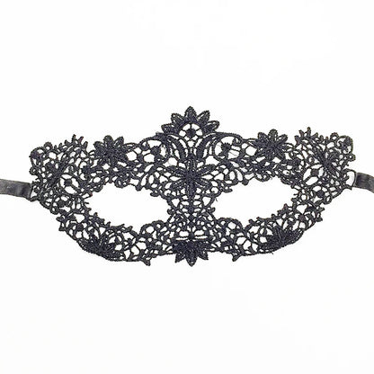Sexy Lace Eye Mask for Women — Venetian Masquerade, Halloween & Carnival Half-Face Cosplay Party Mask