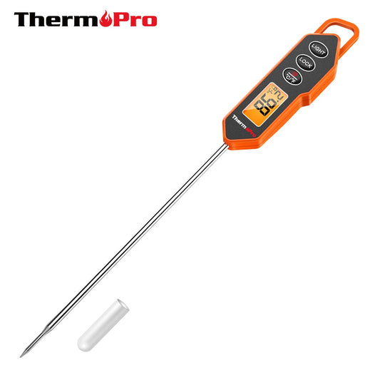 ThermoPro TP01H Digital BBQ Meat Thermometer – Instant Read Kitchen Cooking & Oven Thermometer with Backlight LCD Display for Precise Temperature Control