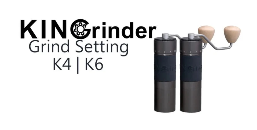 KINGrinder K4/K6 Manual Coffee Grinder — Portable 420 Stainless Steel Mill with 48mm Titanium-Plated Burr