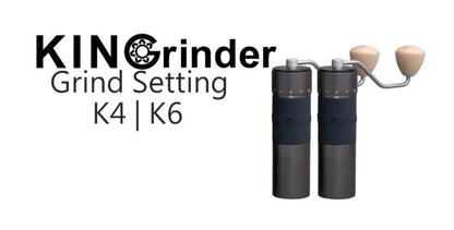 KINGrinder K4/K6 Manual Coffee Grinder — Portable 420 Stainless Steel Mill with 48mm Titanium-Plated Burr