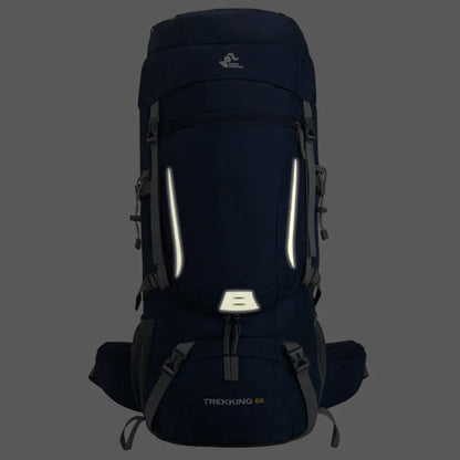 Men’s 60L Large Hiking Backpack — Mountaineering, Camping, Climbing & Outdoor Sport Rucksack XA108Y