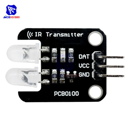 diymore PCB0100 2-Channel Infrared Transmitter Module — IR Transmitter for Arduino Electronic Projects