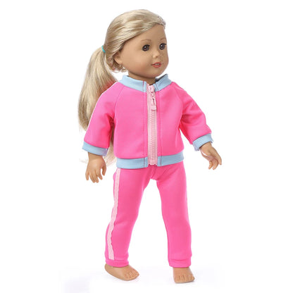 18-Inch American Girl Doll Clothes – Coat, Tights & Pants Outfit for Newborn & Baby Dolls