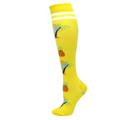 Compression Support Socks for Men & Women – Running Nursing Stockings for Edema, Varicose Veins & Blood Circulation Sports Wear