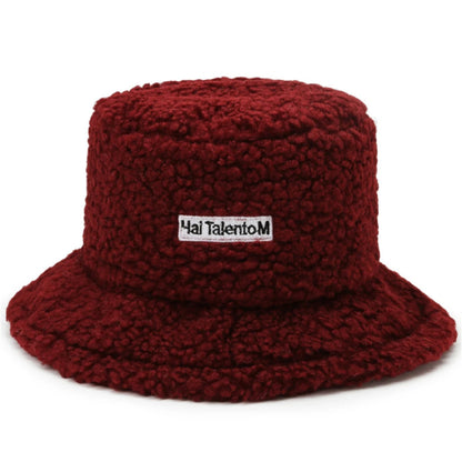 Unisex Winter Fleece Bucket Hat – Warm Cold-Resistant Fashionable Fisherman Cap with Sunshade