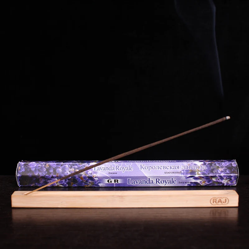 20 Sticks Indian Incense – White Sage, Lavender, Yoga & Sea Breeze Scents for Meditation, Air Purification & Aromatherapy