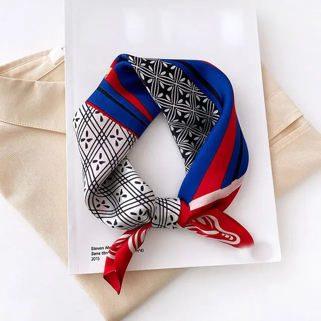 New 2024 Pashmina Scarf – 100% Mulberry Silk Small Shawl, Summer Beach Poncho, Women’s Hijab, Bandana & Kerchief 53x53cm