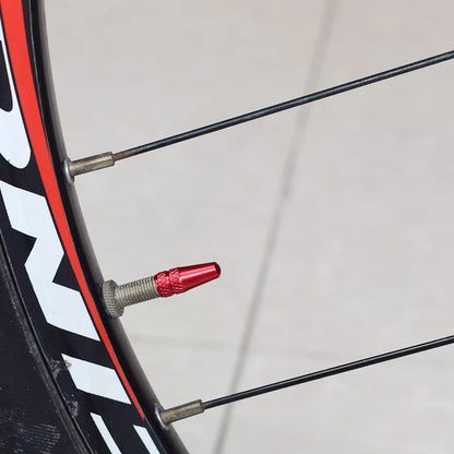 4/8PCS Aluminum Alloy Bicycle Tire Valve Caps – Dustproof Presta Valve Protectors for MTB & Road Bikes