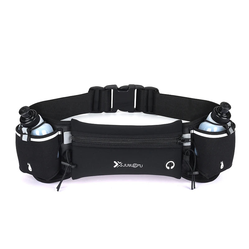 Marathon Trail Running Waist Pack – Dual Pocket Fanny Belt for Phone, Water Bottle & Fitness for Men & Women