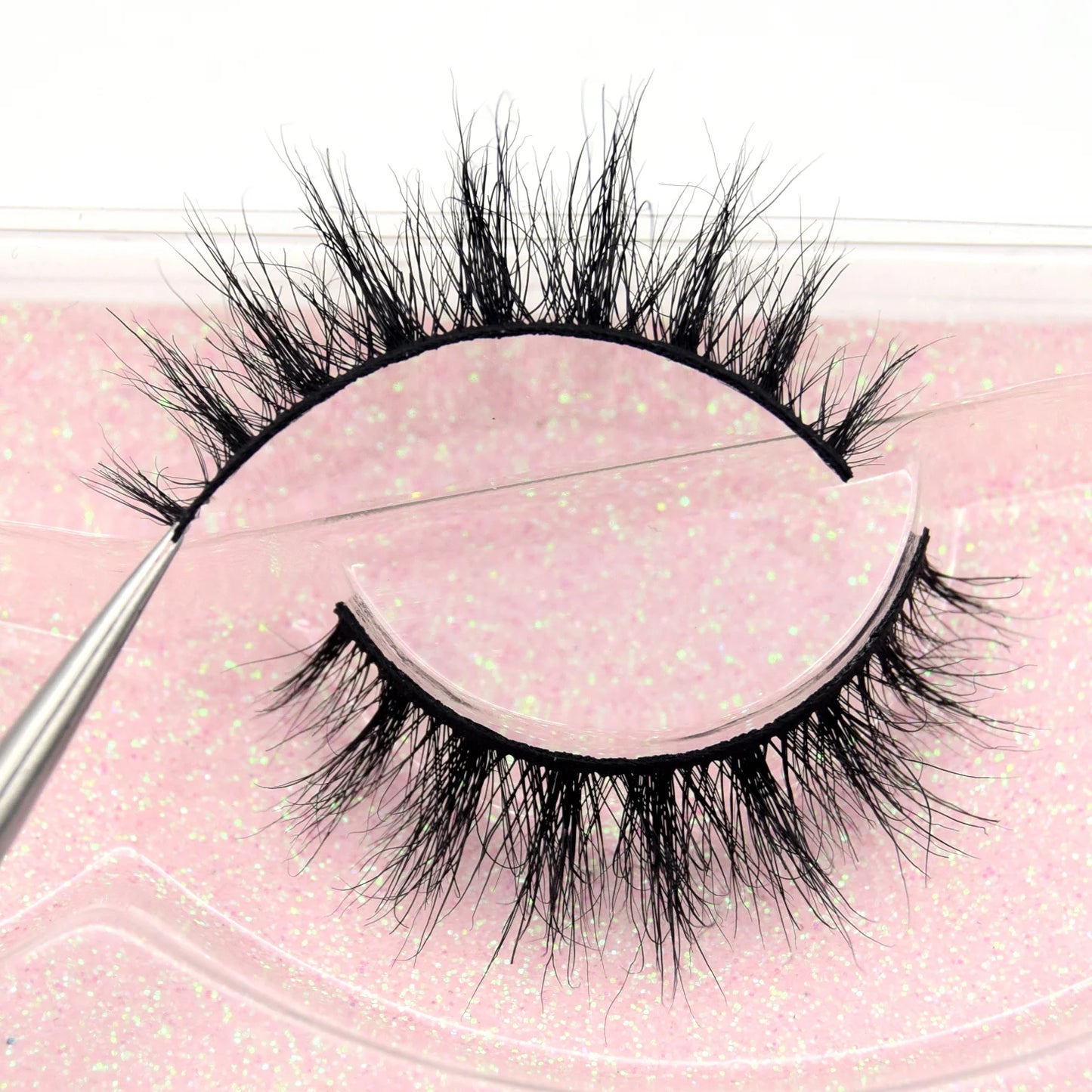 Visofree 13mm 3D Mink Eyelashes – Natural Long Handmade Cruelty-Free False Lashes for Makeup G04
