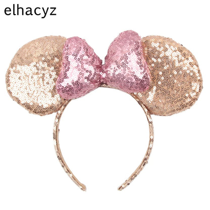 Big Classic Polka Dot Bow Minnie Mouse Ears Headband – Festival & Party Hairband for Women & Girls, Disney Trip Accessories