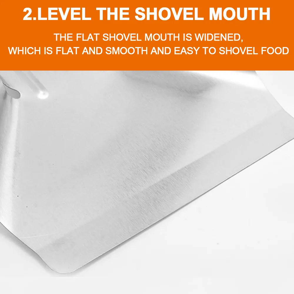 Stainless Steel Baking Tool Shovel - Ideal for Popcorn, French Fries, and Hamburgers - A Must-Have Kitchen Gadget
