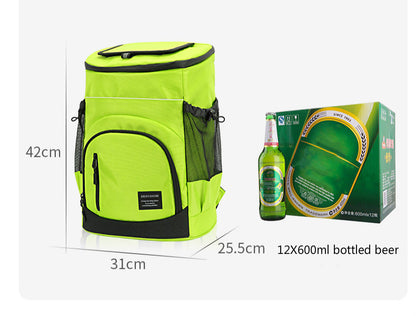 DENUONISS 33L Cooler Bag – Soft Insulated Backpack for 36 Cans, Leak-Proof Food & Beer Storage for Travel & Beach