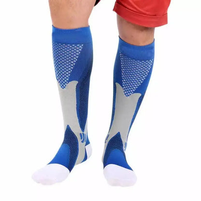 Men's Compression Sports Socks - Running, Cycling, Nursing, Varicose Veins Support, Outdoor Hiking Socks
