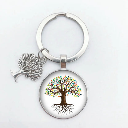 Tree of Life Keychain – Vintage Handmade Fashion Key Ring Jewelry Gift for Men & Women Party & Everyday Use Accessories