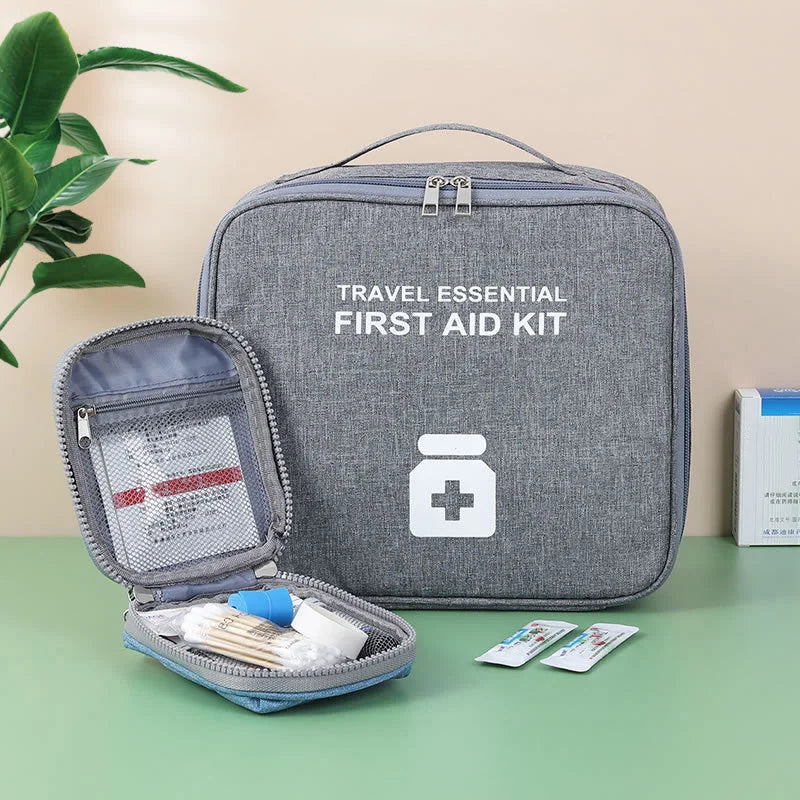 Mini Portable Medicine Storage Bag — Travel First Aid Organizer for Camping, Emergency, and Survival, Pill Case