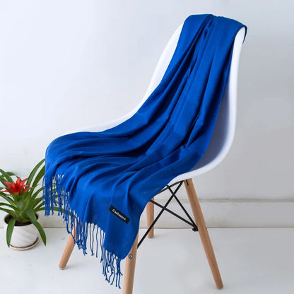 Women's Pashmina Scarf — Cashmere Feel Shawl & Wrap for Evening Dresses, Travel, Office, Winter, and Weddings