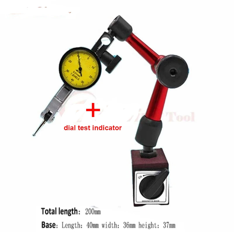 Hot Dial Indicator with Universal Magnetic Stand | 0.8mm & 10mm Dial Test Comparator for Equipment Calibration